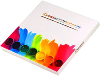 iCoostor - Kit de pintura acrílica para niños y adultos principiantes, 16.0 x 20.0 in, diseño de gato de cuatro colores con 3 pinceles y colores brillantes - Arteztik
