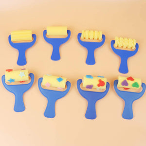 STOBOK - Juego de 8 brochas de esponja para dibujo, para niños, pintura, graffiti - Arteztik