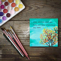 CBTONE - Lote de 12 mini paneles de lienzo (6 x 6, 100 % algodón pequeño, para pinturas, manualidades, dibujos, pequeños acrílicos, lona, 12 unidades) - Arteztik