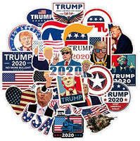 Trump Pegatinas y calcomanías 2020 Pegatinas de vinilo impermeables para ordenador portátil, Hydro Flask 50PCS Election American Flag Pegatinas Graffiti Pegatinas para botellas de agua, motocicleta, teléfono, ordenador, equipaje - Arteztik
