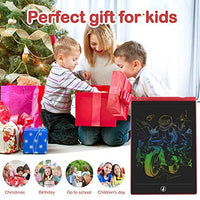 Sunany - Tableta de escritura LCD de 11 pulgadas, tablero de dibujo para niños, diseño de tabla, dibujo de dibujos de dibujos para niños, escritura y aprendizaje de garabatos para regalo para niñas y niños (rojo) - Arteztik