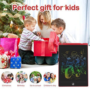 Sunany - Tableta de escritura LCD de 11 pulgadas, tablero de dibujo para niños, diseño de tabla, dibujo de dibujos de dibujos para niños, escritura y aprendizaje de garabatos para regalo para niñas y niños (rojo) - Arteztik