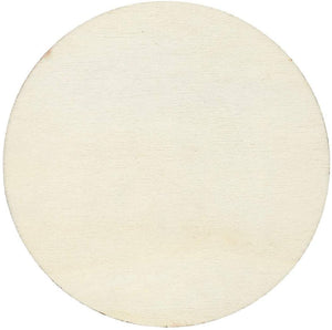 Juvale 24 piezas sin terminar 4 pulgadas de madera circulares recortes para posavasos de madera, manualidades y decoración del hogar - Arteztik
