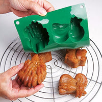 Molde de silicona para animales de bosque – MoldFun ardilla rana zorro tortuga búho erizo bandeja para cubitos de hielo, gelatina, galletas, magdalenas, pasteles, chocolate, jabón, barra de loción, cera, arcilla, cereza, yeso, hormigón - Arteztik
