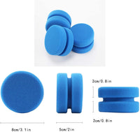 Paquete de 3 esponjas de pintura para pintar azul esponjas sintéticas artistas esponjas acuarelas esponjas para arte y manualidades, arcilla cerámica de limpieza de pared - Arteztik

