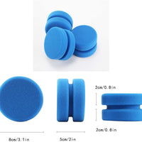 Paquete de 3 esponjas de pintura para pintar azul esponjas sintéticas artistas esponjas acuarelas esponjas para arte y manualidades, arcilla cerámica de limpieza de pared - Arteztik
