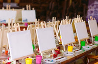 Caballete de pintura Ohuhu de 14 pulgadas de alto con marco en A, juego de caballetes de pintura de madera para niños, artistas, estudiantes, estudiantes, mesa de clase, arte de vuelta a la escuela - Arteztik
