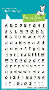 Sellos transparentes de cervatillo de césped - Harold's ABCs (LF317) - Arteztik