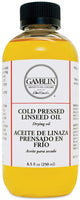 Gamblin prensado en frío 8 oz de aceite de linaza - Arteztik
