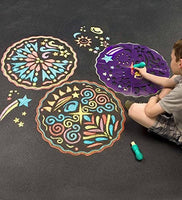 chalkscapes Mandalas, estrellas y geometría - Arteztik
