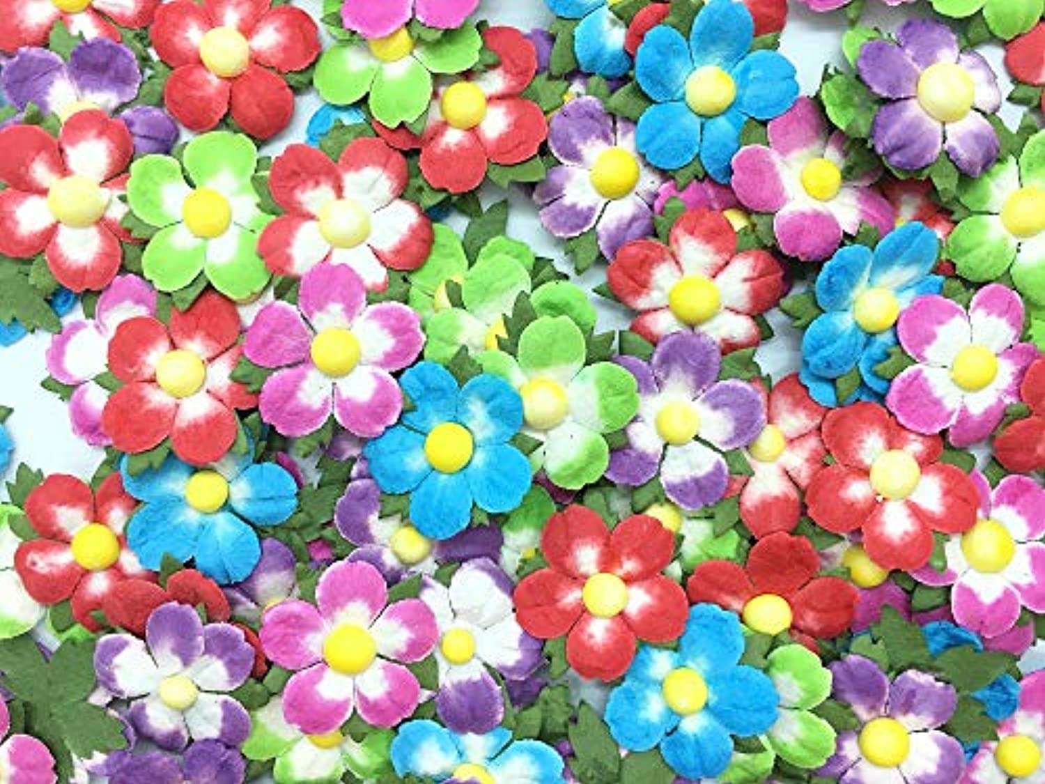  Thai Decorated 100 mini flores de papel de morera mixtas de  rosas, 0.591 in, mini flores de papel para manualidades, álbumes de  recortes, suministros de tarjetas de boda, rosas pequeñas 