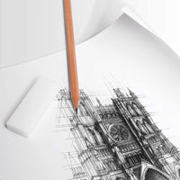 Papel de dibujo premium para lápiz, tinta, marcador y carbón. Ideal para arte, diseño y educación. Paquetes de hojas sueltas. - Arteztik