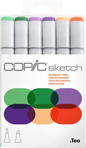 Copic Sketch Marker - Juego de rotuladores (6 colores)