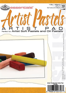 Royal & Langnickel – Juego de lápices pastel Papel Pad 5 x 7" 10pgs/Pkg- - Arteztik