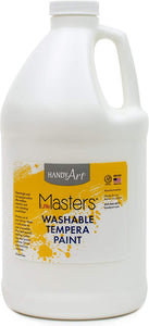 Handy Art Little Masters Pintura Tempera lavable 1/2 Galón, color blanco - Arteztik