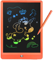 Derabika - Tablet para dibujar y escribir con pantalla LCD colorida de 10 pulgadas, borrable, para regalo de cumpleaños de niños de 3 a 7 años de edad, pizarra de garabatos, juguetes didácticos - Arteztik
