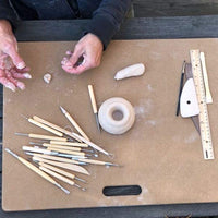 Penguin Pottery – Tabla de cuña de arcilla portátil – 18.0 x 24.0 in – con mango integrado - Arteztik