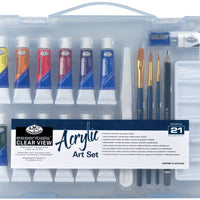 Royal & Langnickel Essentials – Juego Clear View Acrílico Set de pintura, tamaño pequeño - Arteztik