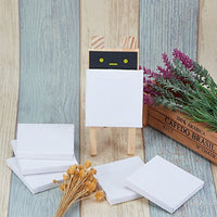 PH Pandahall 12 piezas Mini paneles de lona estirada Mini de 3" x 3" Panel de lona para pintar manualidades dibujo - Arteztik

