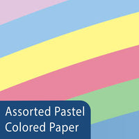 Roaring Spring Enviroshades papel reciclado multipropósito de papel de copia de colores pastel 1 funda (12 paquetes), 8.5 x 11.0 in, 100 hojas, varios colores pastel - Arteztik