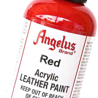 Angelus Pintura acrílica 4 oz. (Rojo) - 5 Pack - Arteztik
