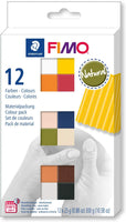 STAEDTLER 8023 C12-3 FIMO - Arcilla para modelar (12 x 0.88 oz), color pastel - Arteztik
