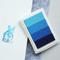 Almohadilla de tinta para sellos de manualidades, color de bricolaje, almohadilla de tinta de 20 colores para sellos de papel, tela de madera, sello de goma para niños, tarjeta de álbumes de recortes para hacer hermosos colores solubles en agua - Arteztik
