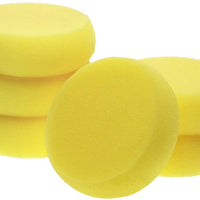 Esponjas redondas de espuma Penta Angel de 3.0 in, color amarillo, para pintura al óleo, acrílico, acuarela, arte y manualidades, color amarillo - Arteztik