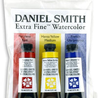 Daniel Smith - Juego de acuarelas primarias extrafinas (3 tubos, 0.5 fl oz) - Arteztik