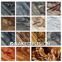 Resina epoxi Color Pigment- Mica Polvo desnudo FUSION-50 Color Set-MEGA 8.82 oz/8.82 0Z. Selección de color fantastico no tóxico para resina epoxi, arte, manualidades, fabricación de jabón, colorante de bombas de baño y limo - Arteztik
