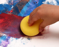 DS. Esponjas de pintura de estilo discreto, 10 unidades, esponjas redondas de 3.0 in para acuarela o manualidades - Arteztik

