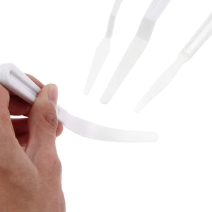 Hicello - Juego de cuchillos de paleta de plástico flexible para artistas y pintura al óleo (7 unidades) - Arteztik