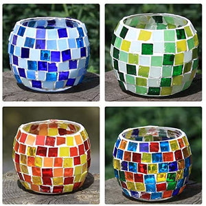Azulejos de mosaico de vidrio con formas y colores mezclados piezas de vidrio para manualidades - Arteztik