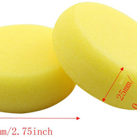 Batino - 12 esponjas redondas absorbentes para pintura de niños, manualidades, cerámica, uso doméstico - Arteztik