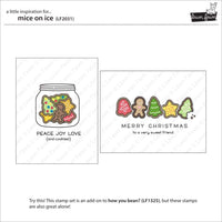 Césped Fawn Cómo has estado? Juego de sellos transparentes para galletas navideñas de 3.9 x 5.9 in (LF2033) - Arteztik