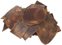 Hide & Drink, rascadores de piel con bufandas para artes y manualidades, hasta 5.0 in de largo, diferentes anchuras (12 onzas paquete) color marrón - Arteztik
