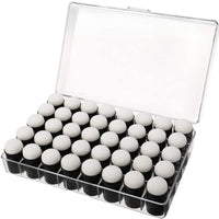 40 piezas de esponja de dedo con caja de almacenamiento para pintar tiza de tinta para hacer tarjetas de dibujo - Arteztik