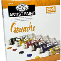 Royal & Langnickel Gouache - Tubo de pintura (0.7 fl oz, 24 unidades) - Arteztik