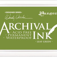 Ranger Wendy Vecchi Designer Series - Almohadilla de tinta para archivar, color verde - Arteztik