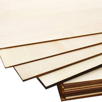 Hojas de madera de Balsa, paquete de 15 unidades de madera natural sin terminar DIY para casa aeronáutica, embarcaciones y manualidades, proyectos escolares, adornos de madera DIY Navidad (5.906 x 3.937 x 0.079 in) - Arteztik