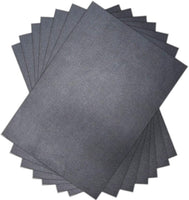 100 hojas de papel de transferencia de carbono para bricolaje de madera, papel de trabajo, lienzo y otras superficies de arte, papel de transferencia de grafito y 5 piezas de bolígrafo para repujado negro (8.3 x 11.7 pulgadas) - Arteztik
