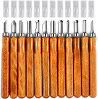 Juego de 20 cuchillos de talla de madera para tallar a mano y para principiantes - Arteztik
