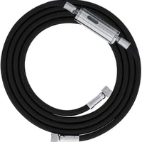 Master Airbrush 10 foot Nylon Trenzado aerógrafo Hose – Manguera con filtro Inline Humedad Trampa y Standard 1/8" Tamaño Accesorios en ambos extremos (Color puede variar) - Arteztik