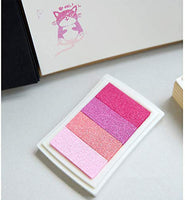 Almohadilla de tinta para sellos de manualidades, color de bricolaje, almohadilla de tinta de 20 colores para sellos de papel, tela de madera, sello de goma para niños, tarjeta de álbumes de recortes para hacer hermosos colores solubles en agua - Arteztik
