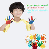 AHUMANs - Almohadilla de tinta para sellos de goma, lavable, 8 colores, para niños - Arteztik
