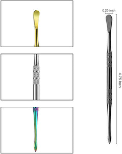 YOLOPARK Juego de herramientas para tallar cera, cuchara de herramientas de esculpir de acero inoxidable, 4.75 pulgadas, llave principal para el éxito (8 piezas) - Arteztik