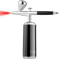 TUSY kit de aerógrafo automático inalámbrico recargable, kit de pistola de aerógrafo portátil para decoración de tartas, maquillaje, coloración de modelos, tatuajes, colorear uñas, dibujo artístico - Arteztik
