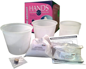 Artmolds Pro Life Molding & Hand Casting Kit | Completamente seguro y no tóxico | Fundido de 1 a 4 manos simultáneamente | Ideal para fundición familiar - Arteztik