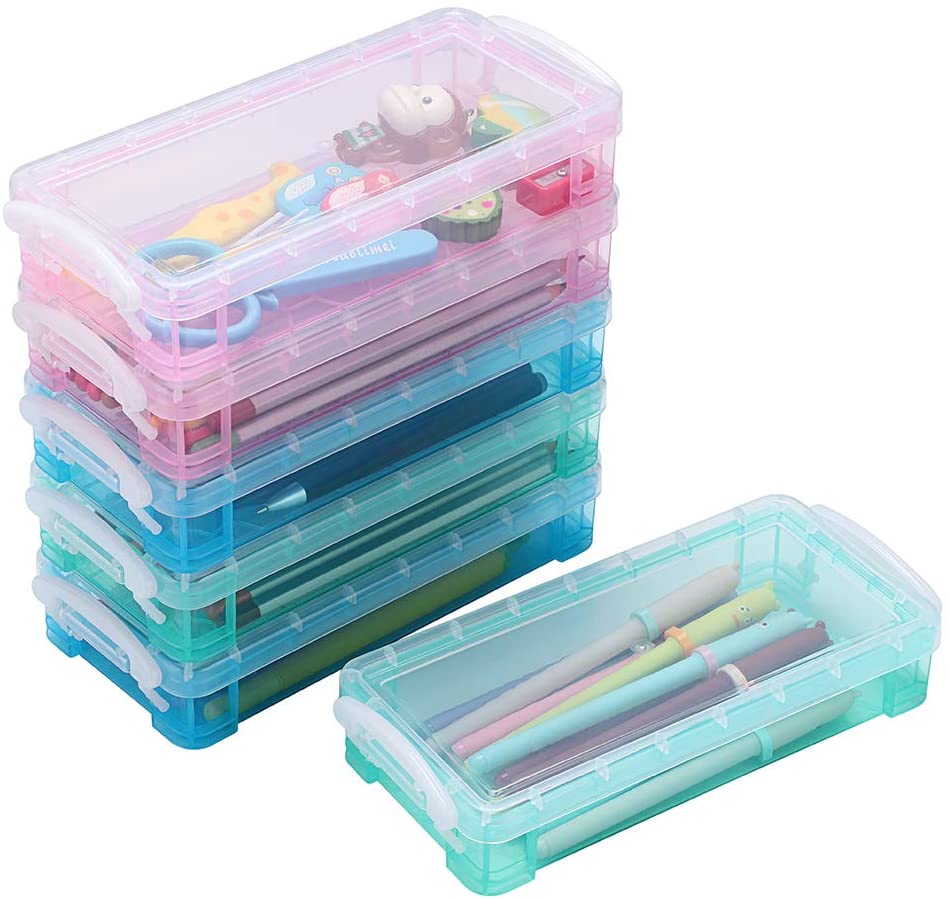 BTSKY 4 Pack Small Plastic Organizer Tray Container, India