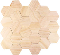 SUPVOX - Lote de 25 láminas de madera para decoración de bricolaje (3.5 in) - Arteztik
